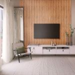 painel ripado em barra para sala