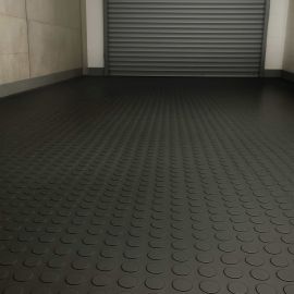 Piso Moeda Laminado Preto 3,5mm – Largura 1,30m | Decofix