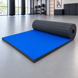 Tatame em Rolo Decofix 30mm Azul - na sala