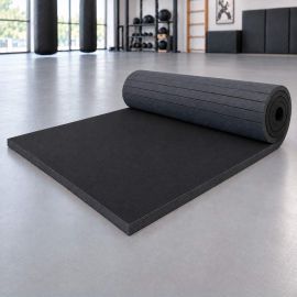 Tatame em Rolo Decofix 30mm Preto - na sala