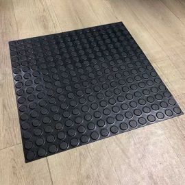 Piso Moeda Emborrachado - 50 x 50 cm unidade