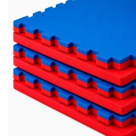 Kit 6 Tatames EVA 30mm - Azul e Vermelho- 1x1