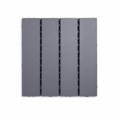 Deck Modular Madeira Plástica 30x30 cm - Cinza