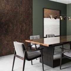 Peça de 10m - Painel Ripado Autocolante - Linha Urban Corten 
