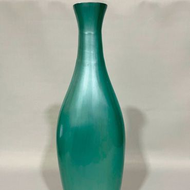 Vaso Decorativo em Alumínio Verde
