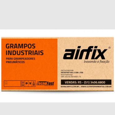 Grampo Industrial Airfix 14/50 - Caixa de 1.870 Grampos