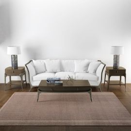 Tapete Eco-Nature Moldura Cor 87 Bege/Marrom 