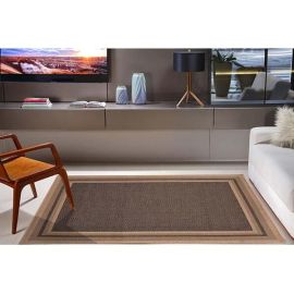 Tapete Eco-Nature Moldura Bege/Chumbo 2,0 x 2,5