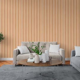 Barra Painel Ripado com Encaixe Eucalipto - 12,2cm x 2,85m  Parede e Revestimento