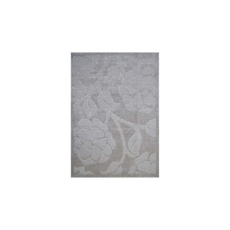 TAPETE REALCE ROSES COR 51 CINZA 1,00 x 1,50
