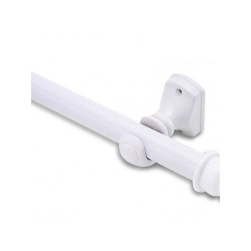 Kit simples N1 - 3,00mt com emenda - 3 suportes - Branco