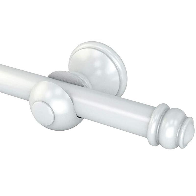 Kit simples N1 - 1,5mt - 2 suportes - Branco