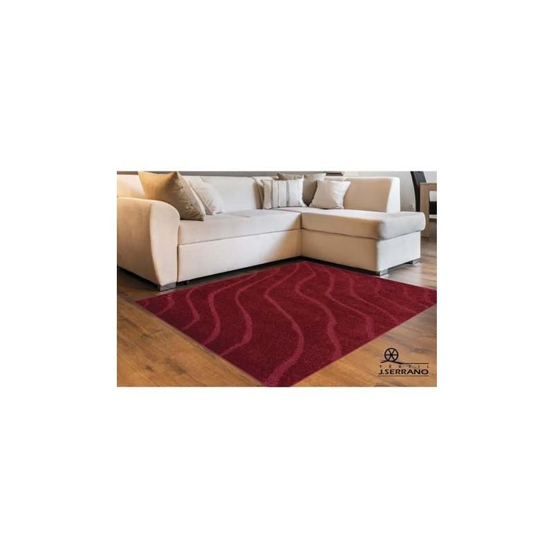 TAPETE REALCE FALESIA COR 10 VERMELHO 1,00 X 1,50