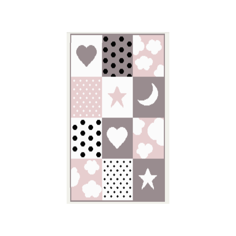 TAPETE FUNNY ROMANTICO COR 35 TAUPE 0,57x1,00 