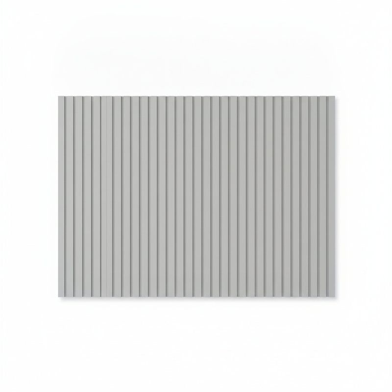 PAINEL RIPADO AUTOCOLANTE LINHA PLAY CINZA 2,5M