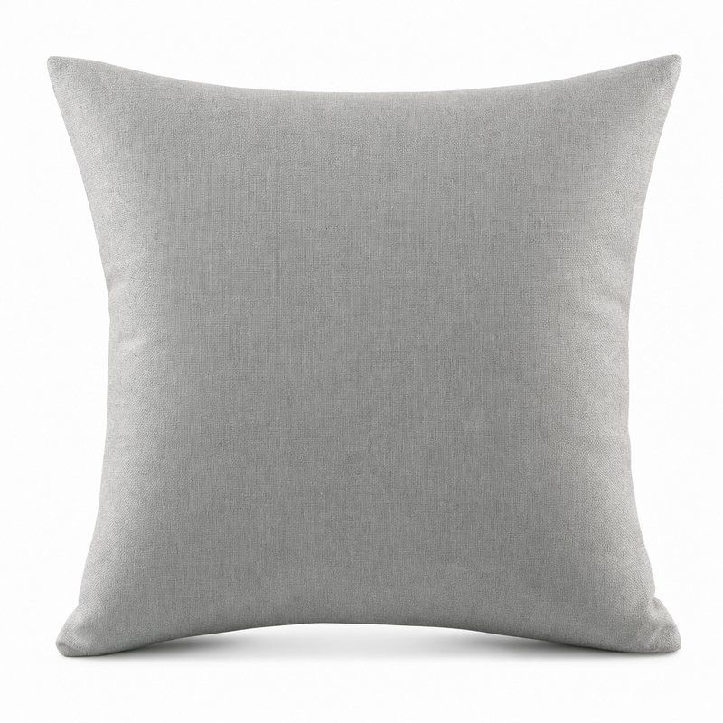 Capa de Almofada Linen Look Puglia Prata 22 43x43cm