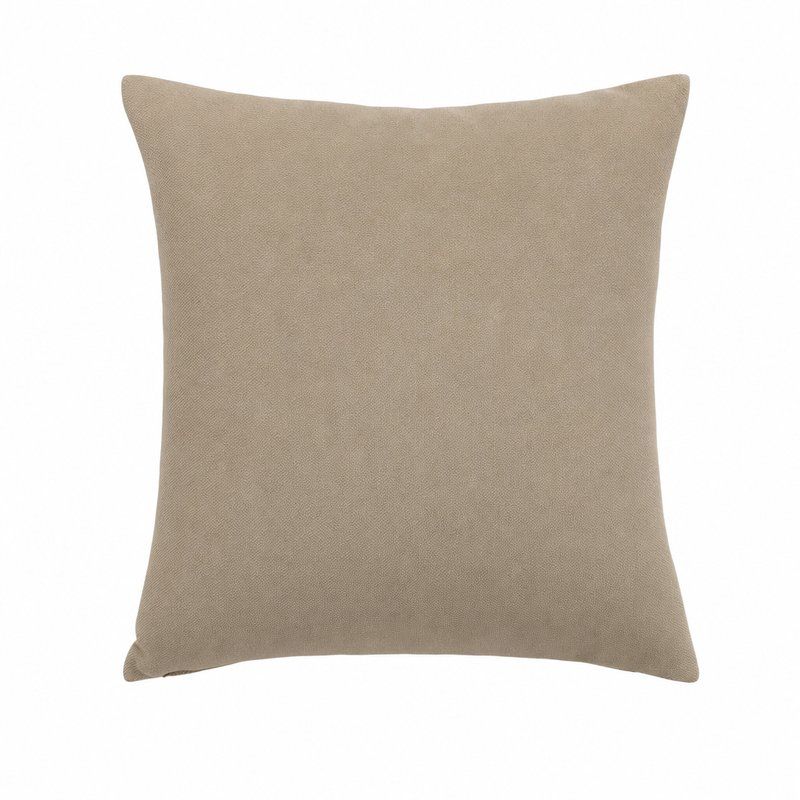 Capa de Almofada Corttex Veludo Bege 02 43x43cm