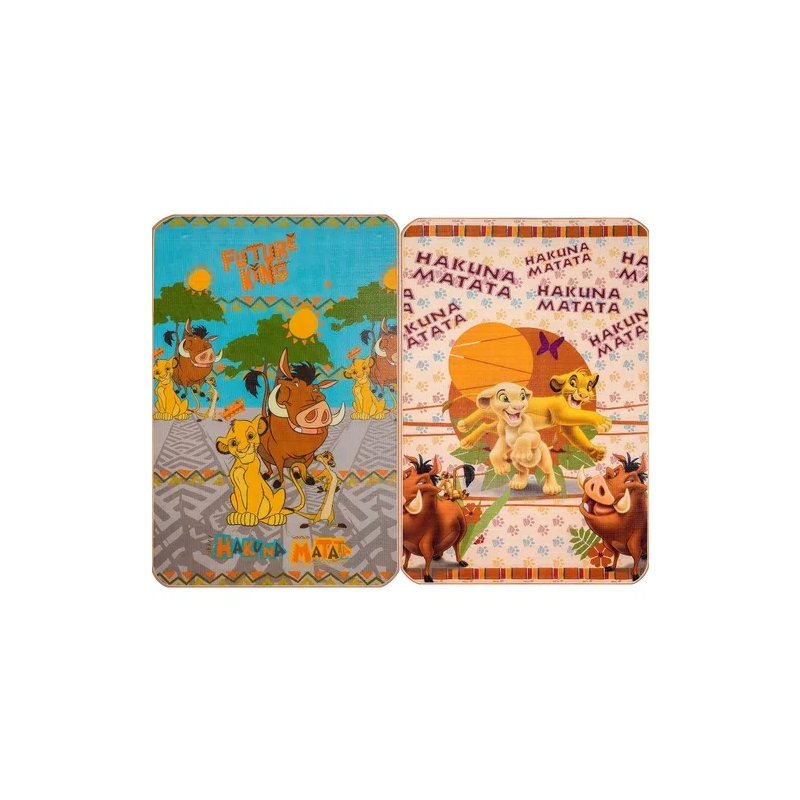 TAPETE RECREIO DISNEY ENROLADO REI LEAO 120X180 