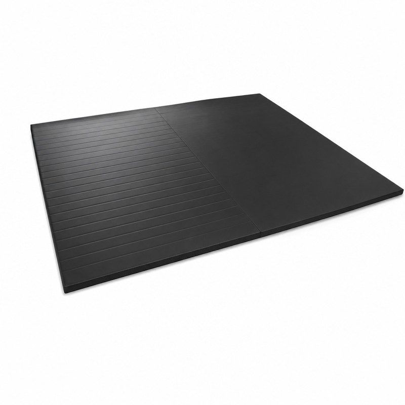 Tatame em Rolo Decofix 30mm Preto - aberto