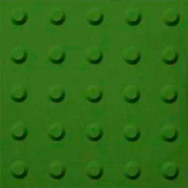 Demarcação Tátil Alerta Verde Bandeira - 25cm x 25cm UN