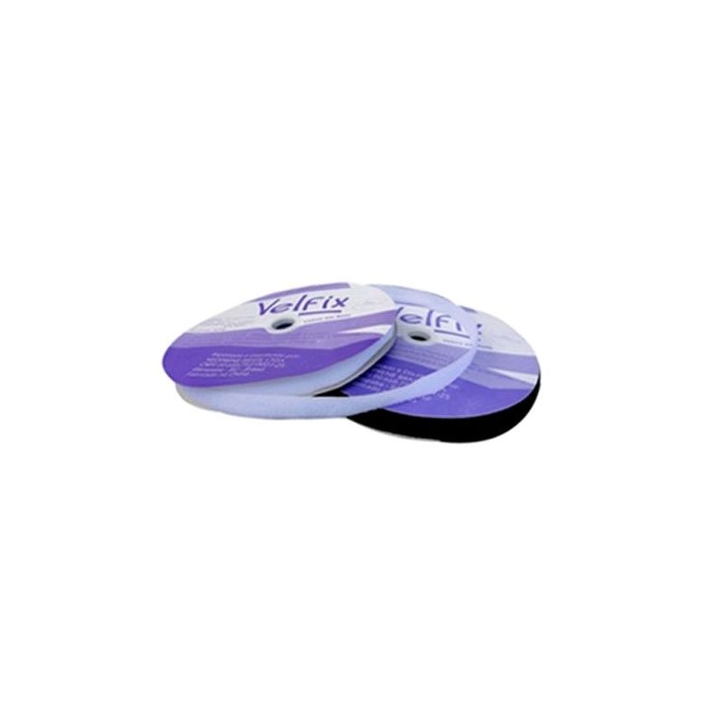 Rolo Velcro 25mm - Sem Adesivo - Macho e Fêmea - Preto