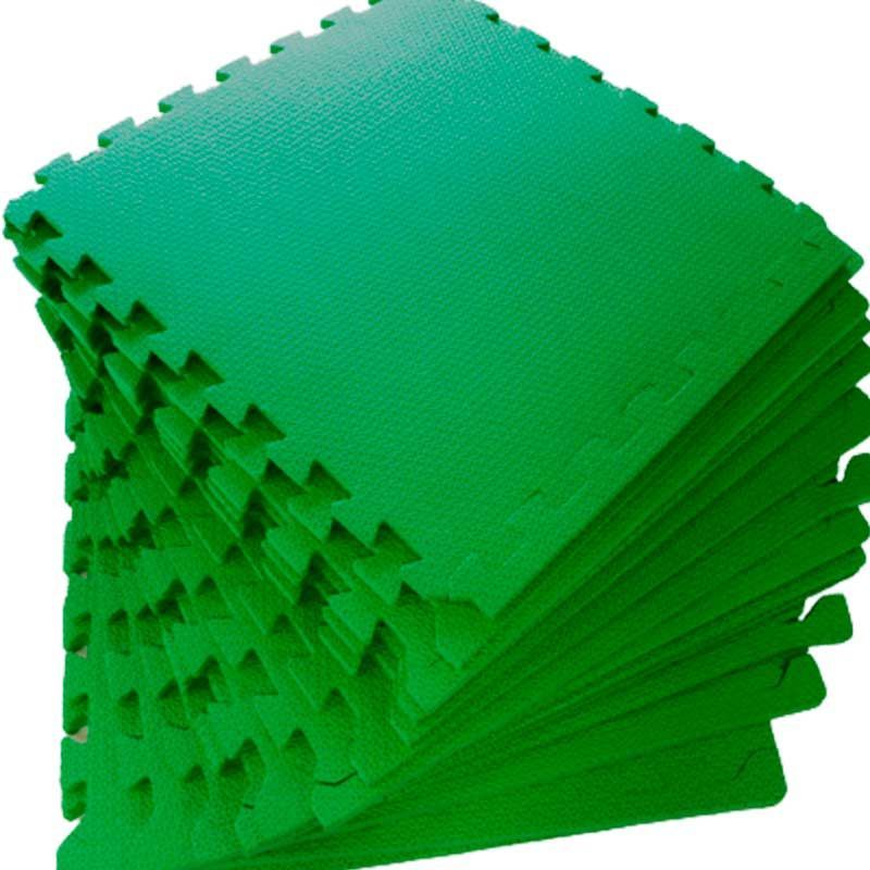 Tatame EVA 10mm - Verde 50x50cm 