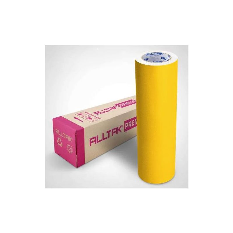 Vinil Adesivo - Premium Jateado Amarelo Taubaté