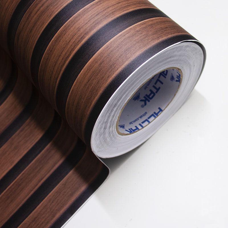 Vinil Adesivo Madeira Ripada Burgo -  1 x 120cm - Para Envelopamentos 