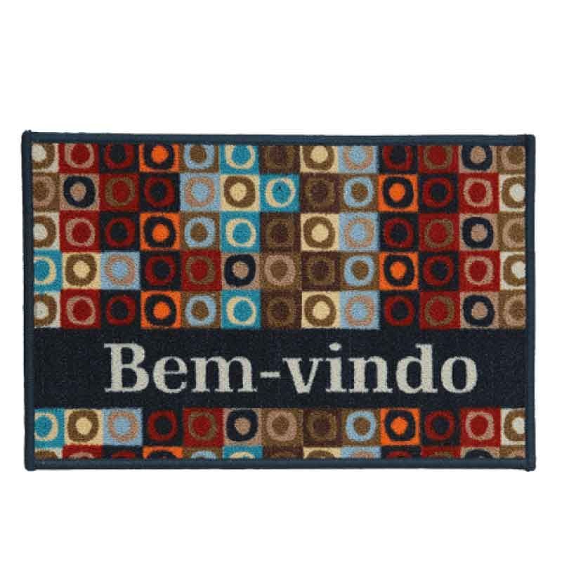TAPETE CAPACHO CLEAN KASA BEM VINDO 2.0 HARMONIA