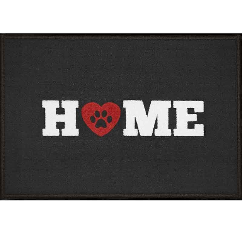 TAPETE CLEAN KASA BEM VINDO HOME CINZA 40X60 CM