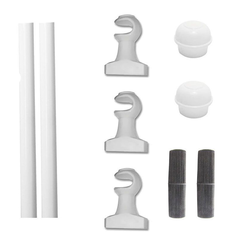 Kit Varão simples N2 - 3,00mt com emenda 