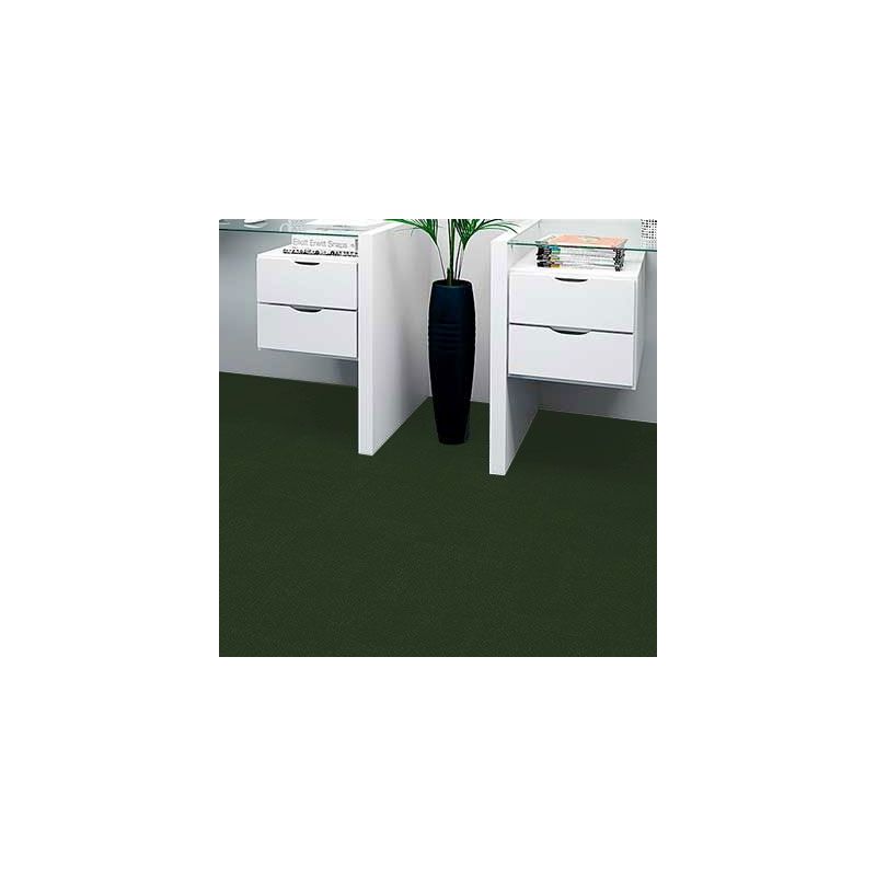 carpete verde musgo com resina