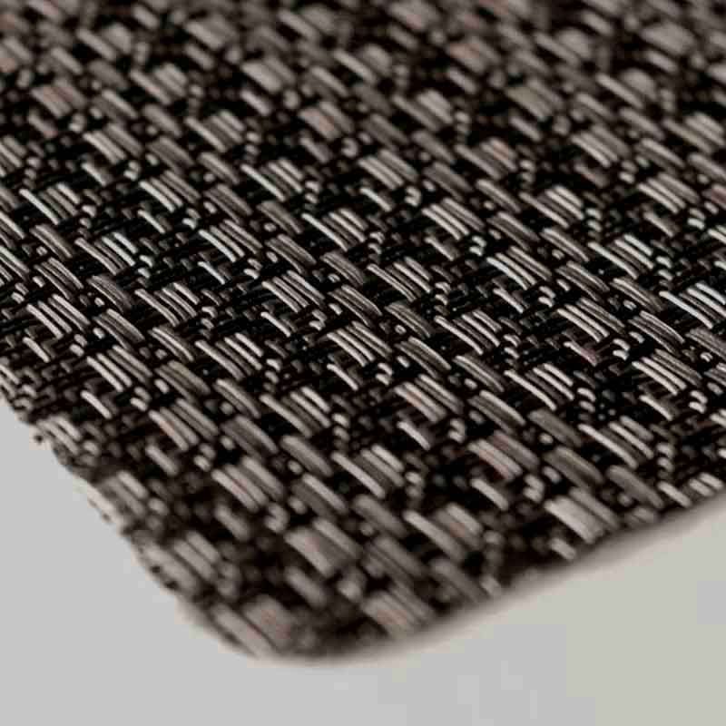 Tela Sling Grossa para Cadeira - Marrom e Cinza - PVC 300 cor 37