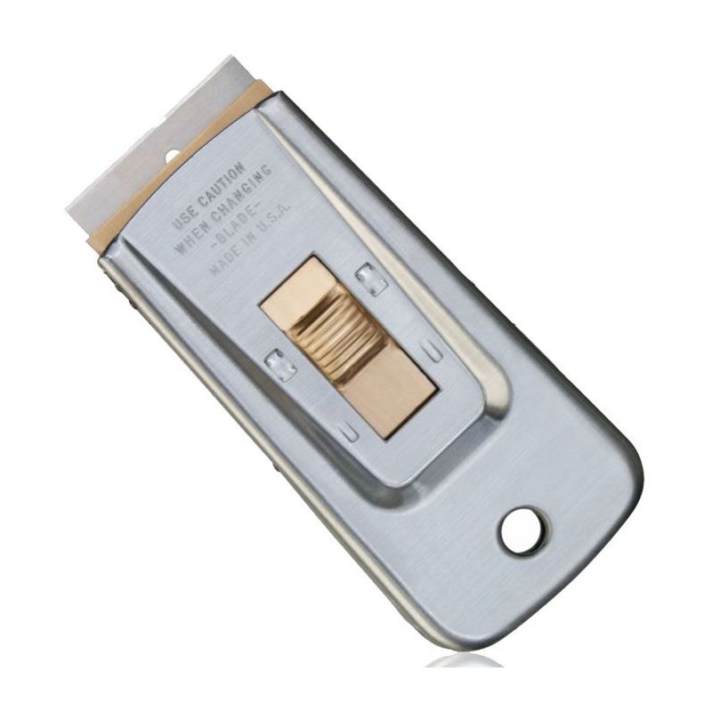 Raspador de Vidro - Metálico c/ 5 Lâminas Plásticas 