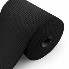 Passadeira Duna Soft Preto 43CM X 15M
