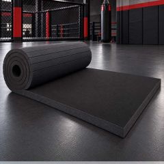 Tatame em Rolo Decofix 40mm Preto - na sala