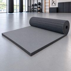 Tatame em Rolo Decofix 30mm Cinza - na sala
