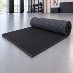 Tatame em Rolo Decofix 30mm Preto - na sala