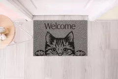 TAPETE VINIL SILHUETA GATO 40CM X 60CM