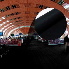 Rolo Fechado 100m² - Carpete Eventos Preto 