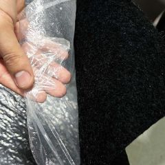 Carpete para Eventos c/ Filme de Proteção Preto Forração Premium Por m² Decofix