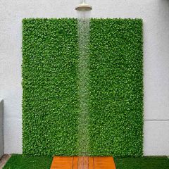 Kit 4 Placas Jardim Vertical Luxo Folhas do Bosque 50x50cm Decofix - CCGA032 