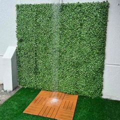 Kit 4 Placas Jardim Vertical Luxo Folhas do Bosque 50x50cm Decofix - CCGA032 