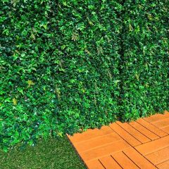 Kit 4 placas Jardim Vertical Artificial Luxo Trepadeira Mix 50x50cm Decofix -  CCGA037