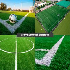 Grama Sintética Esportiva 50mm Bicolor Monofilamento DTEX PE10000 TD