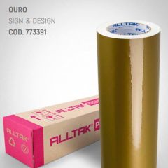 Vinil Adesivo Alltak Premium - Ouro 61cm