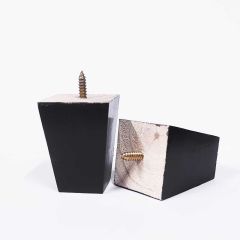 Pé Para Sofá Trapézio - Tabaco 9cm