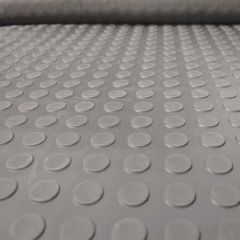 Piso Moeda Laminado Antiderrapante  Cinza 1.30 largura