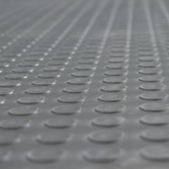 Piso Moeda Laminado Cinza 3,5mm – Largura 1,30m - Decofix