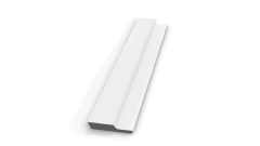 Arremate Painel Ripado Branco - Inferior
